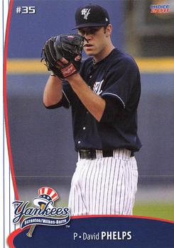 2011 Choice Scranton/Wilkes-Barre Yankees #17 David Phelps Front