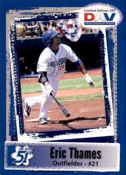 2011 DAV Minor / Independent / Summer Leagues #291 Eric Thames Front