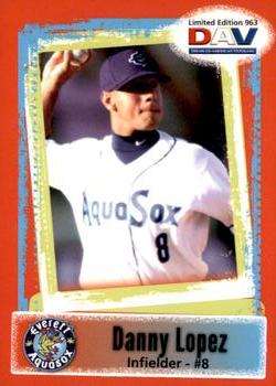 2011 DAV Minor / Independent / Summer Leagues #963 Danny Lopez Front
