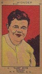 1923 Strip Cards (W515-2) #3 Babe Ruth Front