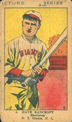 1923 Strip Cards (W515-2) #4 Dave Bancroft Front