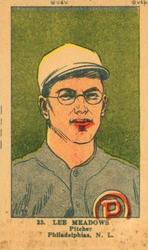 1923 Strip Cards (W515-2) #23 Lee Meadows Front