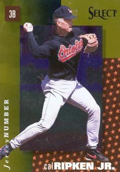 1998 Select Test Issue - Jersey Number Test Issue #7 Cal Ripken Jr. Front