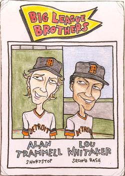 2021 Gummy Arts (Unlicensed) #73 Big League Brothers (Alan Trammell / Lou Whitaker) Front