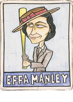 2021 Gummy Arts (Unlicensed) #75 Effa Manley Front