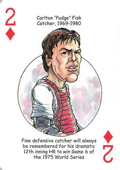 2009 Hero Decks Boston Red Sox Baseball Heroes Playing Cards #2♦ Carlton 