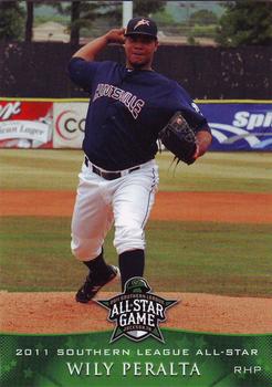 2011 Grandstand Southern League All-Stars North Division #NNO Wily Peralta Front