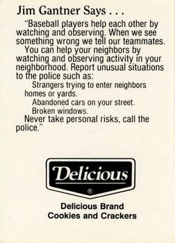 1992 Milwaukee Brewers Police - Markesan Police Department #NNO Jim Gantner Back
