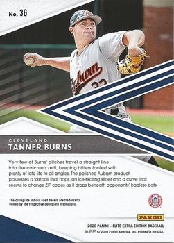 2020 Panini Elite Extra Edition - Pink #36 Tanner Burns Back