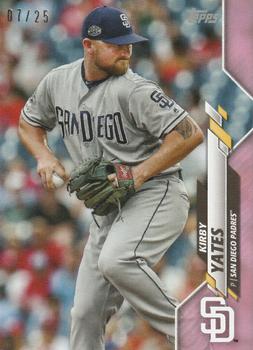 2020 Topps On-Demand Set 23: Topps Mini - Pink #25 Kirby Yates Front