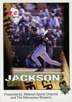 1998 Milwaukee Brewers Police - Midwest Sports Channel #NNO Darrin Jackson Front