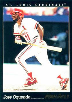 1993 Pinnacle #316 Jose Oquendo Front