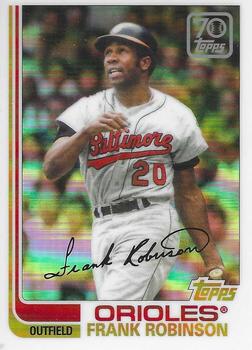 2021 Topps - 70 Years of Topps Baseball Chrome (Series 1) #70YTC-32 Frank Robinson Front