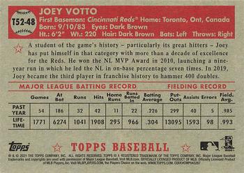 2021 Topps - 1952 Topps Redux #T52-48 Joey Votto Back