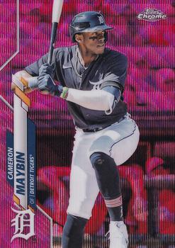 2020 Topps Chrome Update - Pink Wave #U-11 Cameron Maybin Front