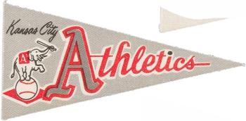 1963 Post Cereal - 1963 Post Cereal Major League Team Pennants #NNO Kansas City Athletics Front