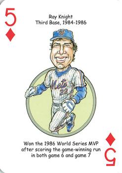 2018 Hero Decks New York Mets Baseball Heroes Playing Cards #5♦ Ray Knight Front