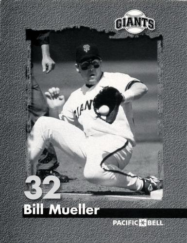 1998-99 Pacific Bell San Francisco Giants  #NNO Bill Mueller Front