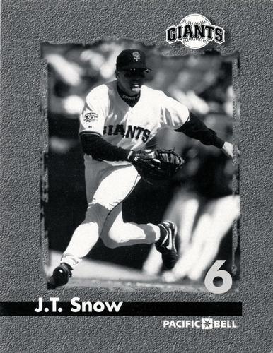 1998-99 Pacific Bell San Francisco Giants  #NNO J.T. Snow Front