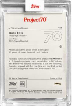 2021-22 Topps Project70 #184 Dock Ellis Back