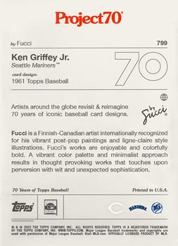 2021-22 Topps Project70 #799 Ken Griffey Jr. / Ken Griffey Sr. Back