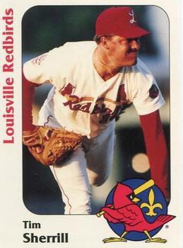 1991 Louisville Redbirds #6 Tim Sherrill Front