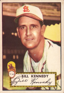1952 Topps #102 Bill Kennedy Front