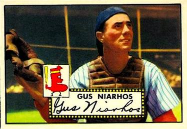 1952 Topps #121 Gus Niarhos Front