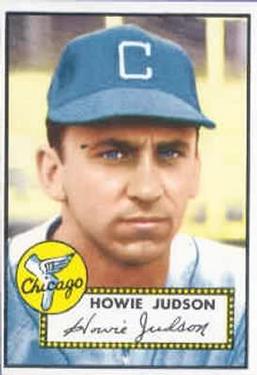 1952 Topps #169 Howie Judson Front