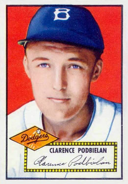 1952 Topps #188 Clarence Podbielan Front