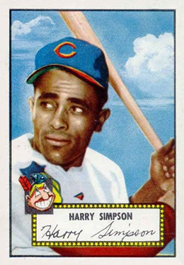 1952 Topps #193 Harry Simpson Front