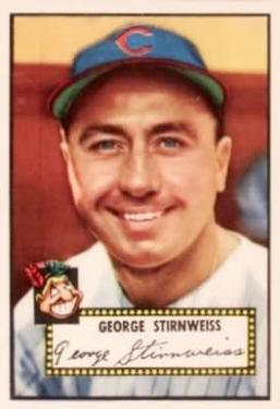 1952 Topps #217 George Stirnweiss Front