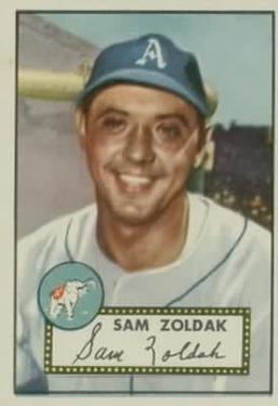 1952 Topps #231 Sam Zoldak Front