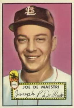 1952 Topps #286 Joe DeMaestri Front