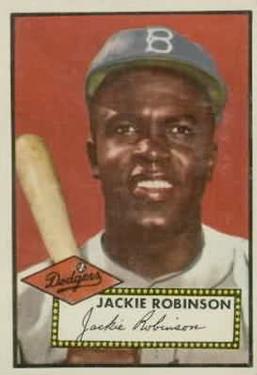 1952 Topps #312 Jackie Robinson Front