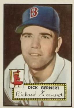 1952 Topps #343 Dick Gernert Front