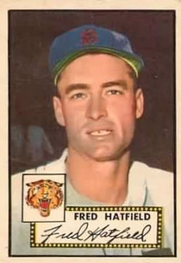 1952 Topps #354 Fred Hatfield Front