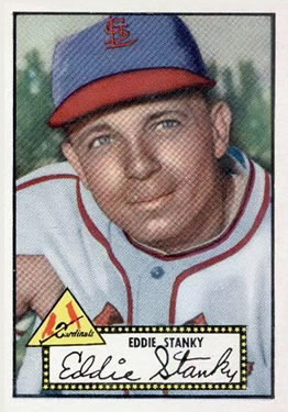 1952 Topps #76 Eddie Stanky Front