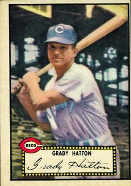 1952 Topps #6 Grady Hatton Front