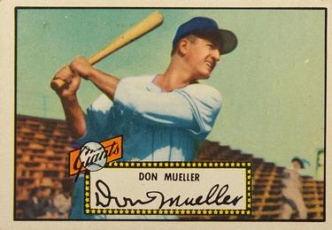 1952 Topps #52 Don Mueller Front