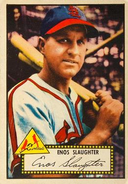 1952 Topps #65 Enos Slaughter Front