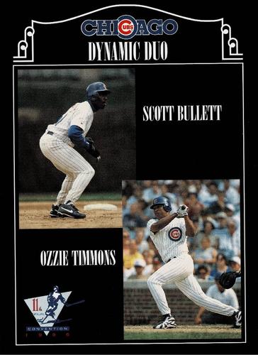 1996 Pepsi Cubs Convention #NNO Dynamic Duo (Scott Bullett / Ozzie Timmons) Front