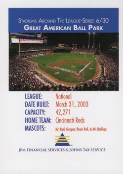 2019 Choice Norfolk Tides - Stadiums Around the League #6 Great American Ball Park Front