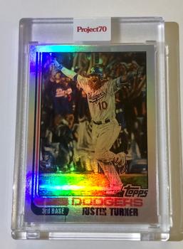 2021-22 Topps Project70 - Rainbow Foil #21 Justin Turner Front