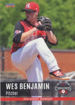 2016 Choice Hickory Crawdads Series 2 #05 Wes Benjamin Front