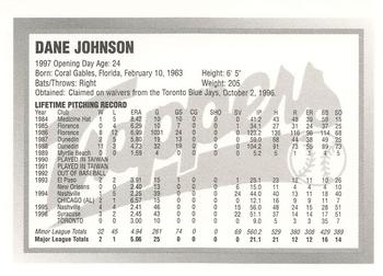 1997 Edmonton Trappers #NNO Dane Johnson Back