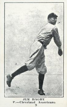 1917 Collins-McCarthy (E135) Reprint #9 Jim Bagby Front