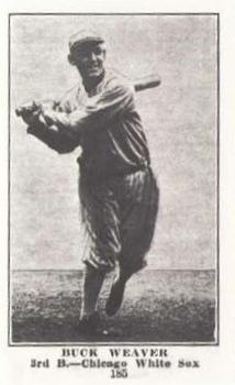 1917 Collins-McCarthy (E135) Reprint #185 Buck Weaver Front