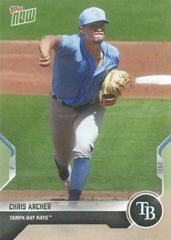 2021 Topps Now Road to Opening Day Tampa Bay Rays #OD-58 Chris Archer Front