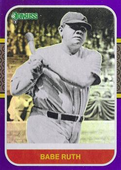 2021 Donruss - Holo Purple #228 Babe Ruth Front